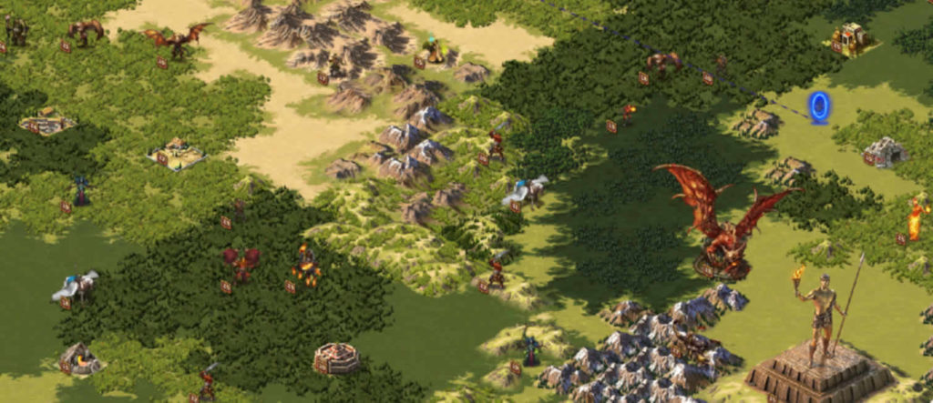 Chasser les monstres sur la carte Total Battle