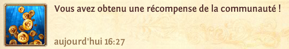 Recompense de la communaute