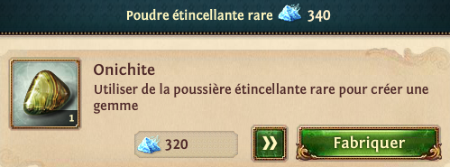 Fabrication de gemmes