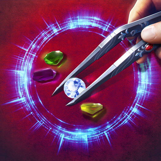 Les gemmes dans les cryptes rares