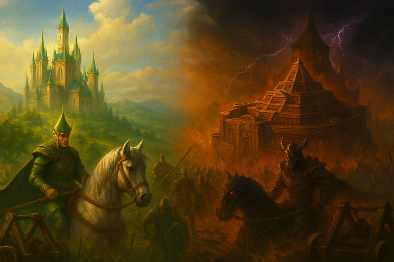 Citadelles elfiques bastions maudits total battle