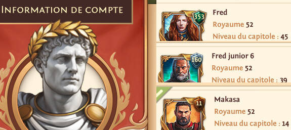 Comptes progressions villes secondaires